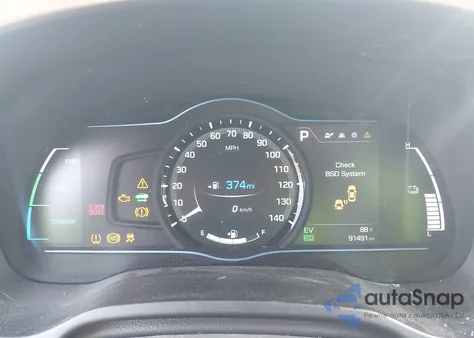 2018 Hyundai Ioniq Hybrid Sel from USA, damaged, VIN KMHC75LCXJU062801